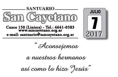 Catequesis del 7 de Julio