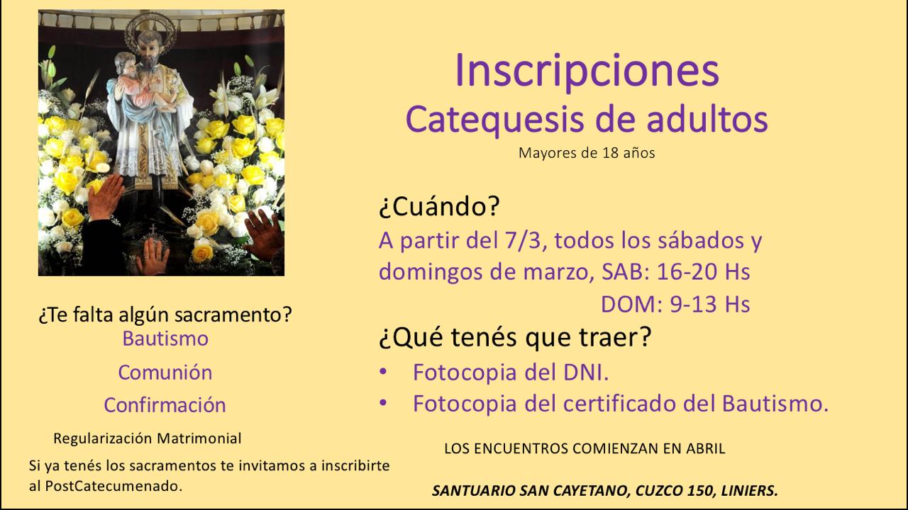 Catequesis para Adultos