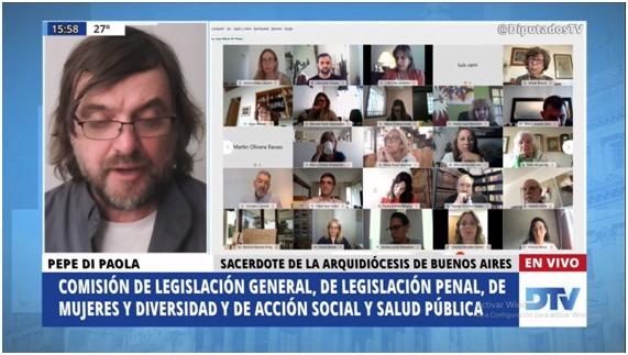 Intervención del padre José María Di Paola en el debate en Cámara de Diputados por la presentación de la ley de legalización del aborto en la Argentina