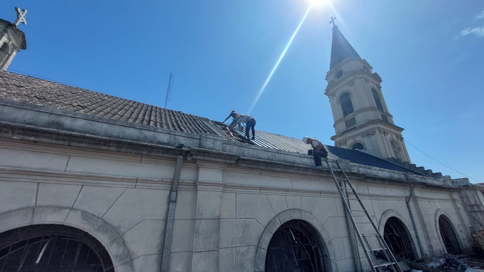 Renovación del Techo del Santuario